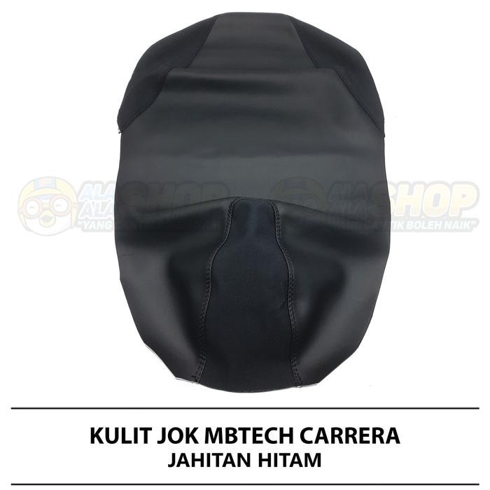 Sarung / Kulit Jok Motor MBTech Carrera Original MB Tech - JAHITAN HITAM, BEAT KARBU/FI