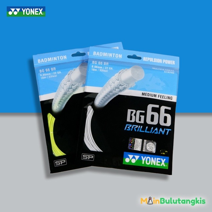 Terlaris Senar Raket Badminton / Senar Yonex BG 66 / BG 66 Brilliant Original