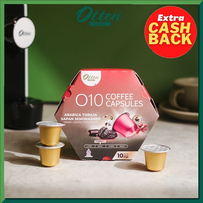 

Kopi Kapsul Nespresso Compatible - O10 Arabica Toraja Sapan Coffee Capsule | Otten Coffee Capsules
