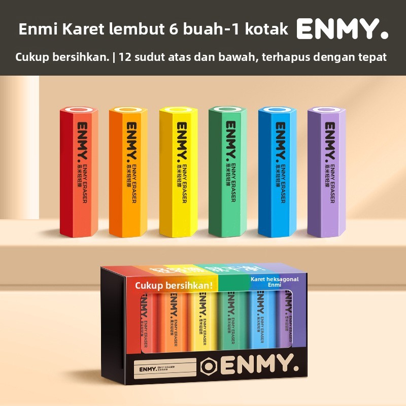 

Set Penghapus Kreatif 6 PCS Eraser Penghapus Model Imut Alat Tulis Wajib untuk Pelajar Penghapus Pembersih untuk Anak-Anak