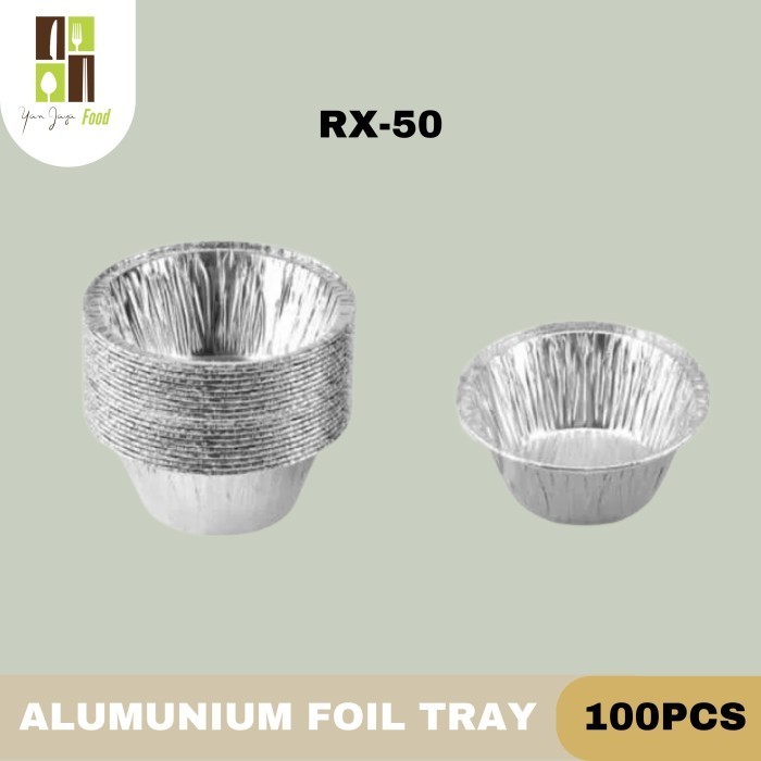 

Alumunium Tray RX-50 / Alu Tray Bulat 50ml 100 Pcs