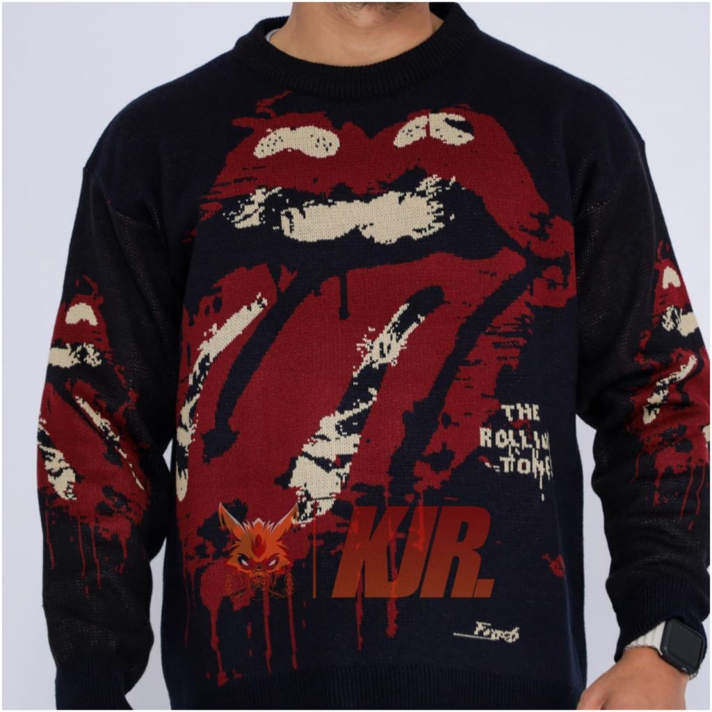SWEATER RAJUT PRIA & WANITA / ROLLING STONES / THE ROLLING STONES