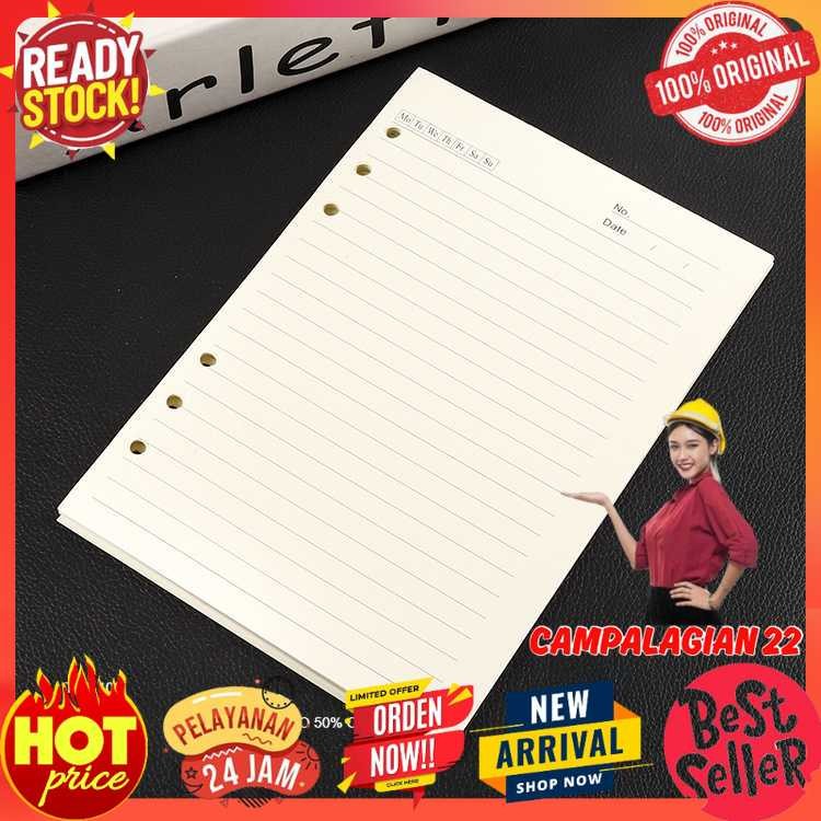 

MINKYS Kertas Binder Loose Leaf Paper Refill 6 Lubang A5 80 Pages - MY5