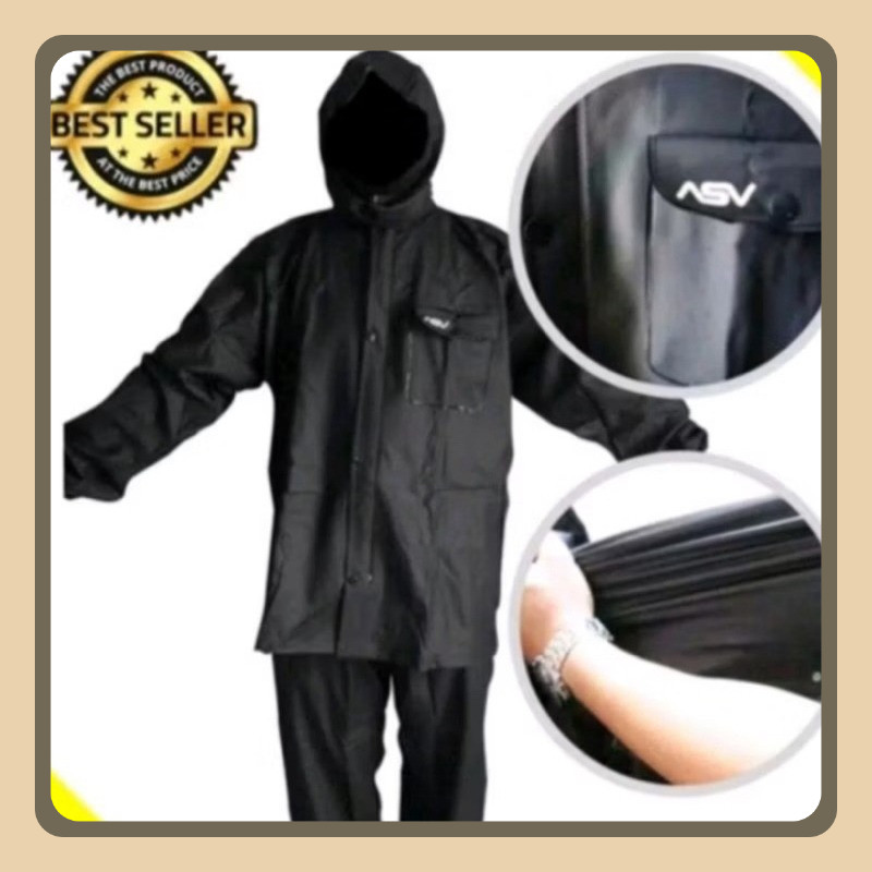 Jas Hujan ASV Karet Terbaru Import 100% Original