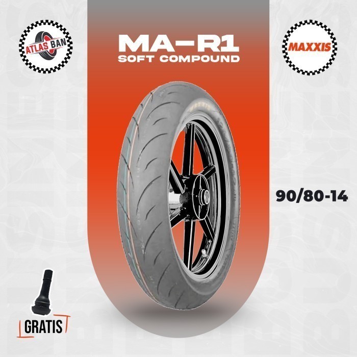Ban Tubles Soft Compound Motor Matic MAXXIS MA-R1 90/80 Ring 14