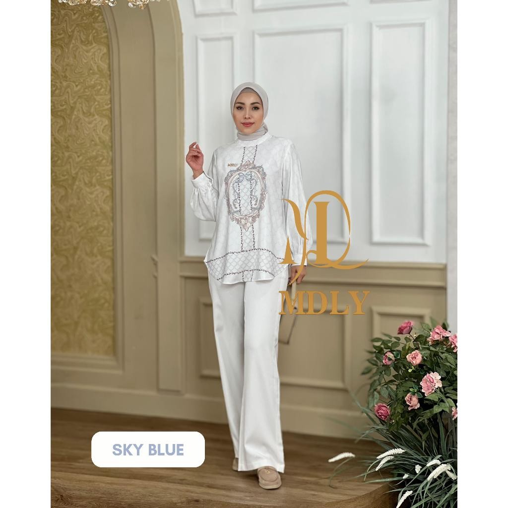Aima Blouse By MDLY - Atasan Blouse MDLY Terbaru Blouse Wanita Trend Kemeja mdly Terbaru Ori Atasan 