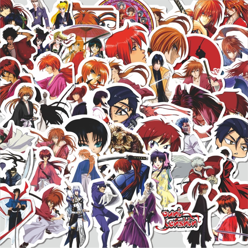 

Stiker Cutting Pack Stiker Anime Rurouni Kenshin Sticker Isi 100Pcs Series Aesthetic Lucu Keren Untuk Koper Bahan Vynil