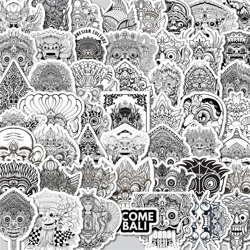 

Stiker Cutting Pack Stiker Aesthetic Wayang Black And White Isi 100Pcs Series Aesthetic Lucu Keren Untuk Koper Bahan Vynil