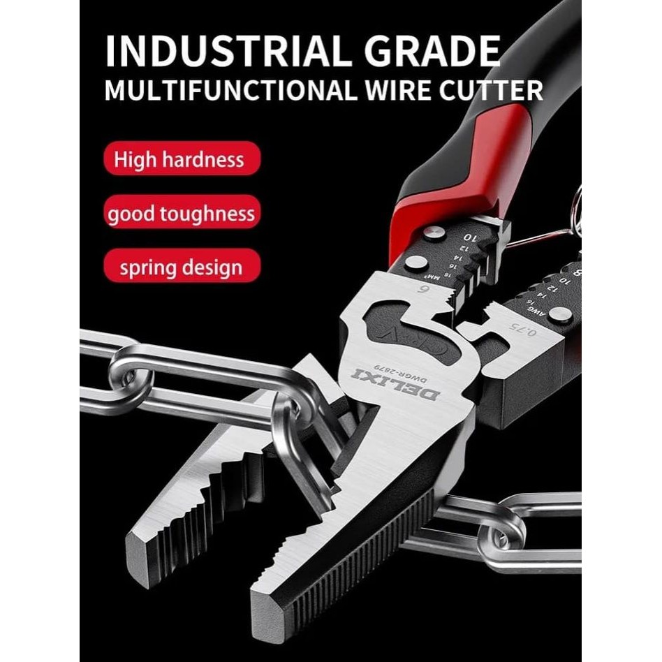 

PROMO! Tang Potong Kabel Multifungsi 9 in 1, Tang Potong Super Tajam, Tang Kawat Alat Pemotong Kawat, Tang Kombinasi Multifungsi, Tang Multifungsi Bongkar Pasang TERLARIS