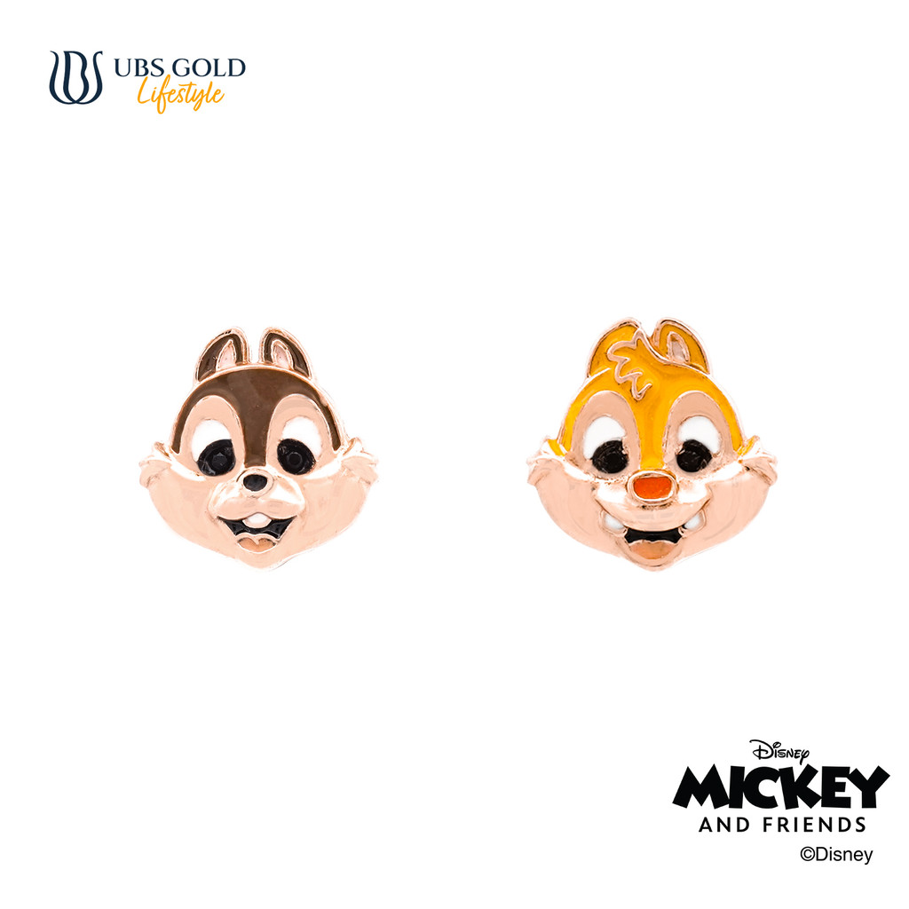 UBS Gold Anting Emas Disney Chip And Dale - Cwy0067 - 17K