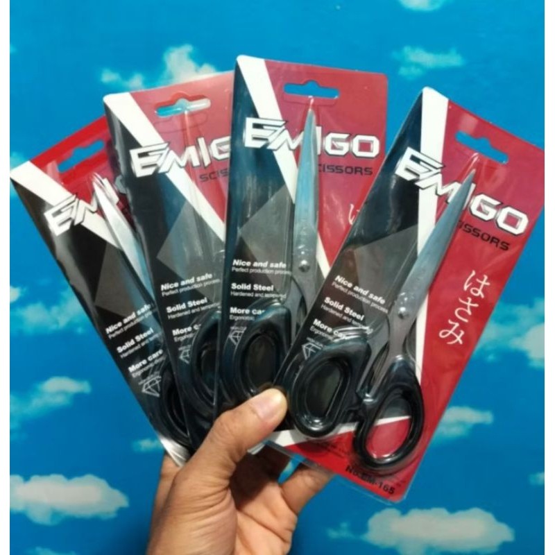 

GUNTING EMIGO MEDIUM SCISSORS EM165(ISI 6PCS)