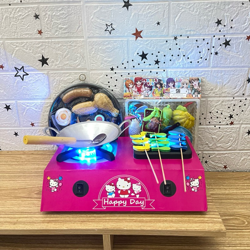 Kompor Mainan Led / Kompor Mainan Anak / Kompor Anak Bisa Nyala