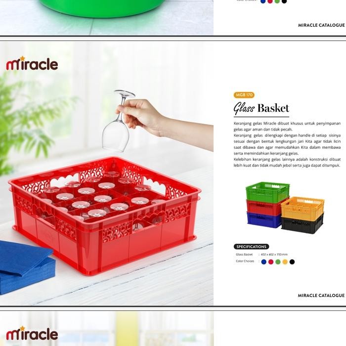 

Krat Gelas Isi 25 Sekat Lubang Miracle Box Container Kontainer Gelas