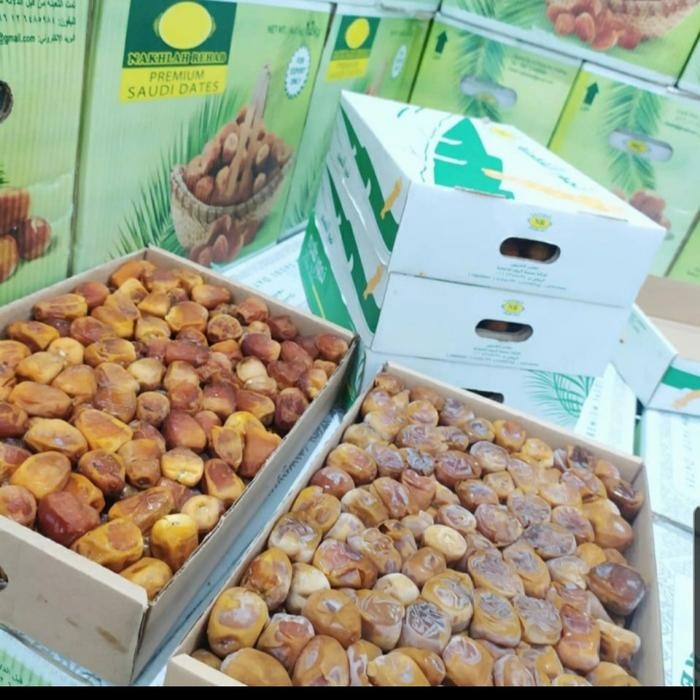 SUPER QUALITY Kurma Sukari Basah 1Kg | Sukarri Madu Ruthob Ajwa 1 Kg - Plastik Vacuum