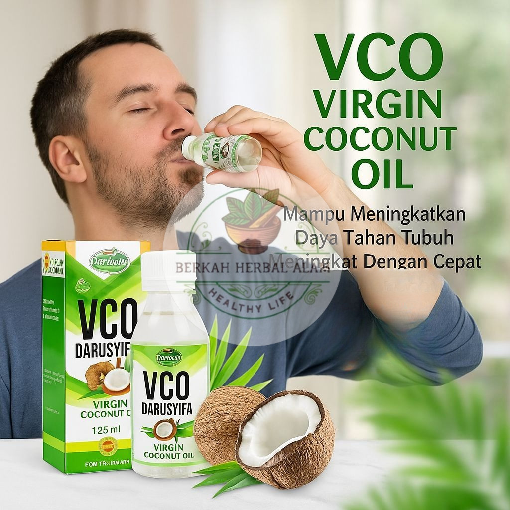 

MINYAK KELAPA VCO Darusyifa(VIRGIN COCONUT OIL)125ML