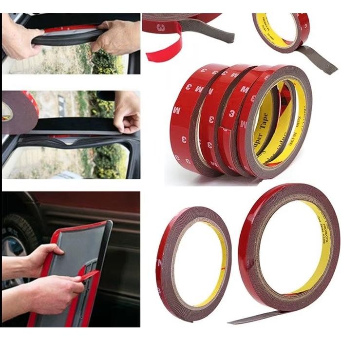 

Lakban Double Tape Merah VN3 Panjang 3 Meter – Lem 2 Sisi Kuat untuk Kaca Kayu Plastik (Bukan 3M)
