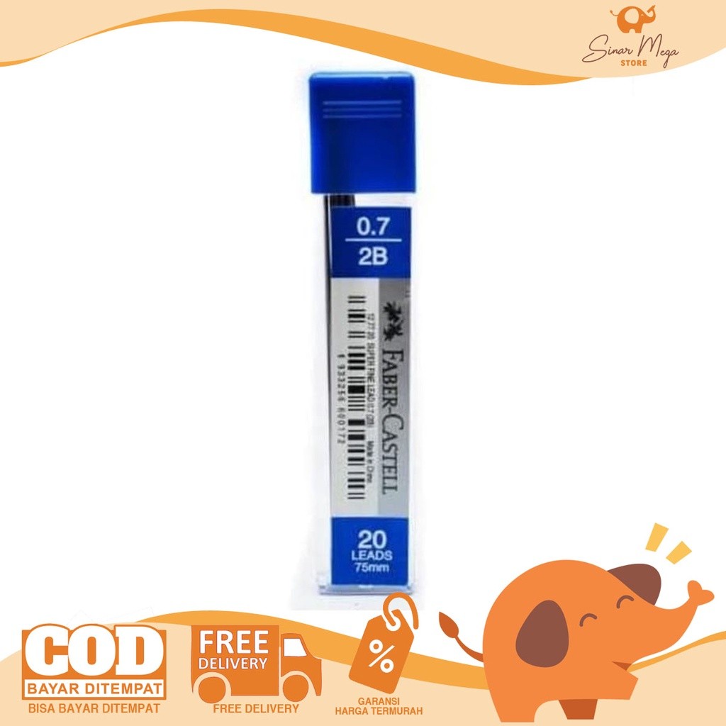

Faber Castell Isi Refill Pensil 0.7 2B Murah