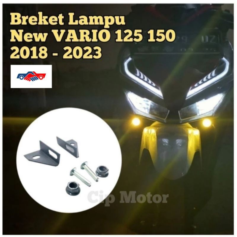 breket lampu tembak D2 laser NEW VARIO 160 150 125 sepasang