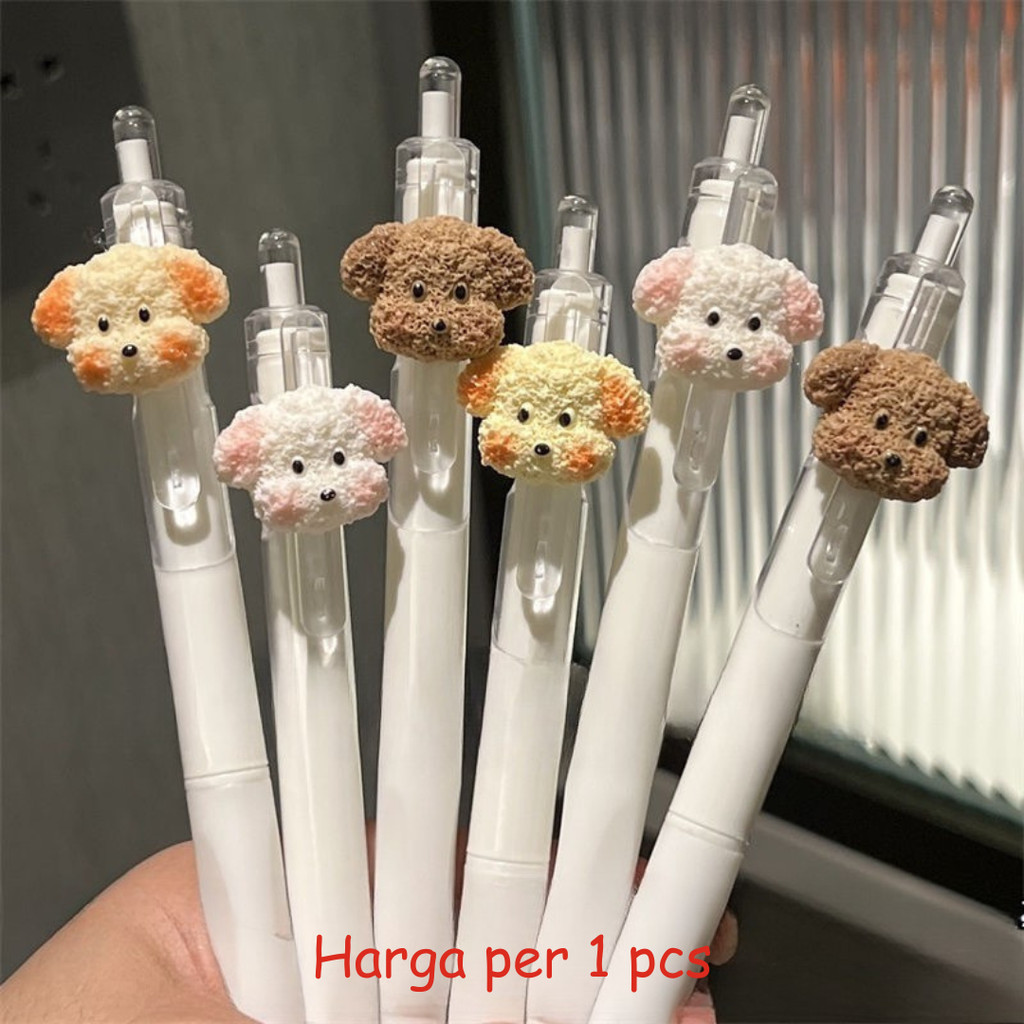 

[doodledreams] Pulpen Dog Puppy Lucu 1 PCS / Cute Pen / Bolpen Tinta Lucu / Alat Tulis Sekolah