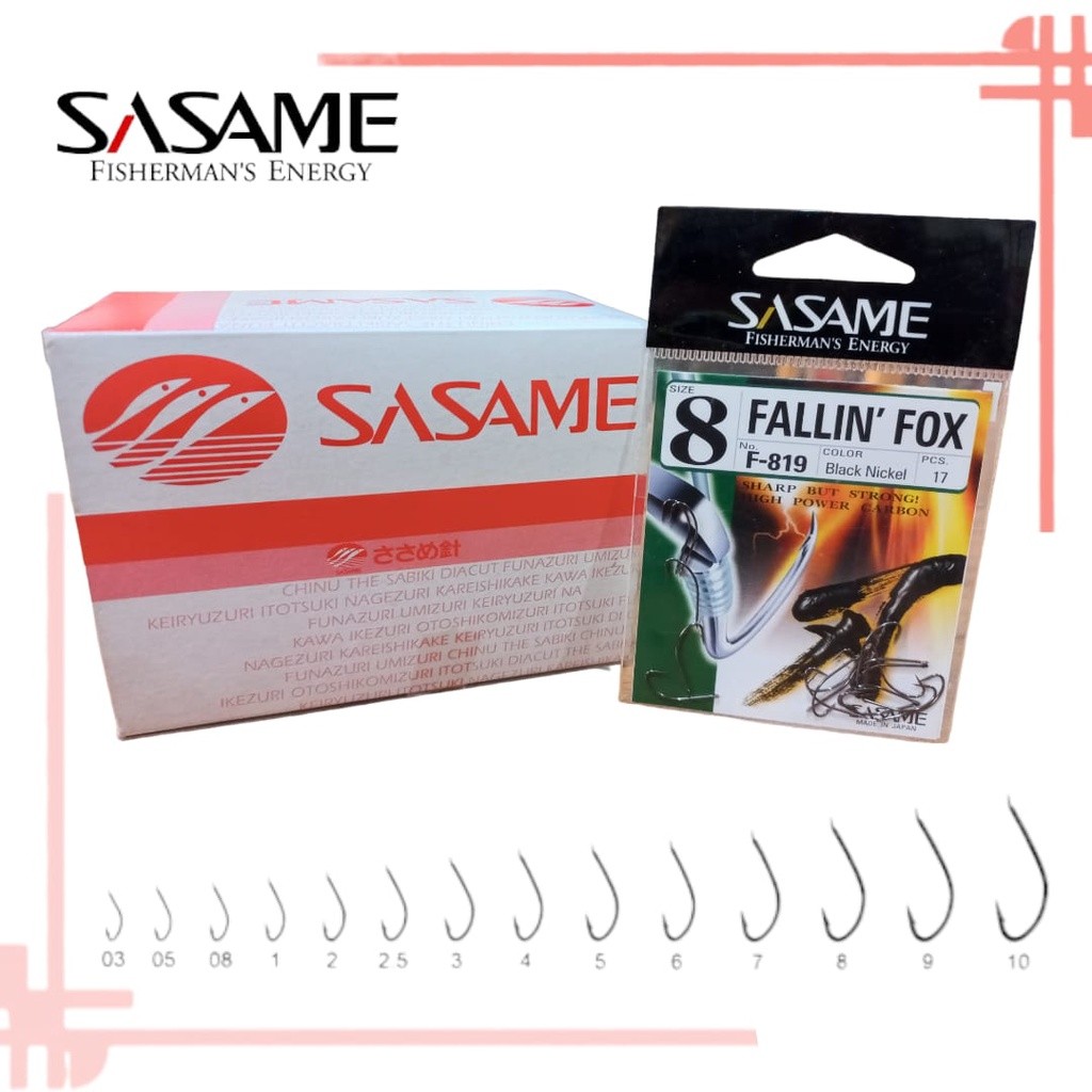 Mata Kail Sasame Fallin Fox F-819 Black Nickel .