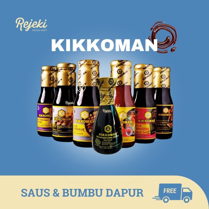 

Kikkoman Soy Sauce Yakiniku Garlic Teriyaki Bulgogi Gochujang Mirin BBQ Sauce - Rejeki Frozen Mart