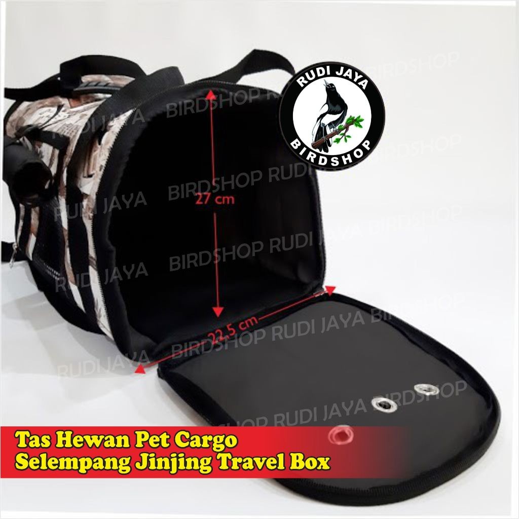 TAS BAWA BURUNG HEWAN KUCING KELINCI ANJING TUPAI PET CARGO SELEMPANG JINJING TRAVEL BOX CAGE BAG