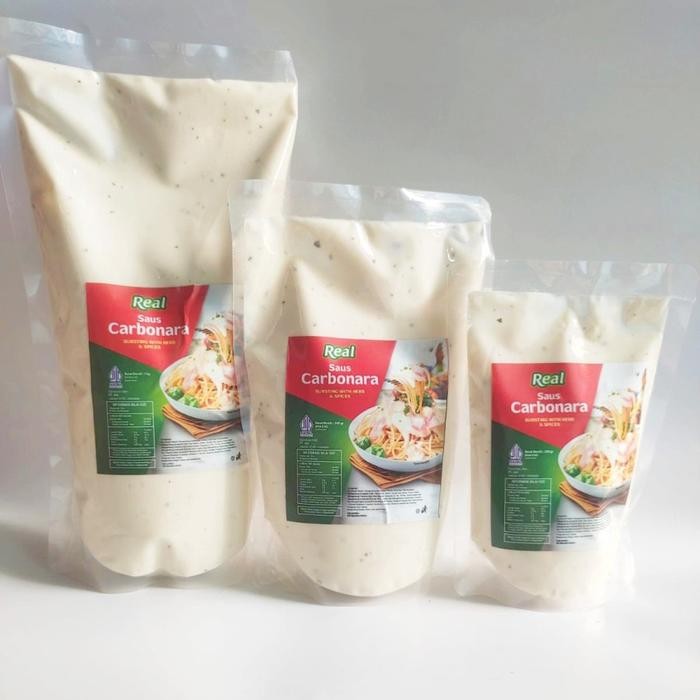 

Saus Spaghetti Carbonara Karbonara 1kg/ 500gr/250gr Extra keju Creamy - 500 gr