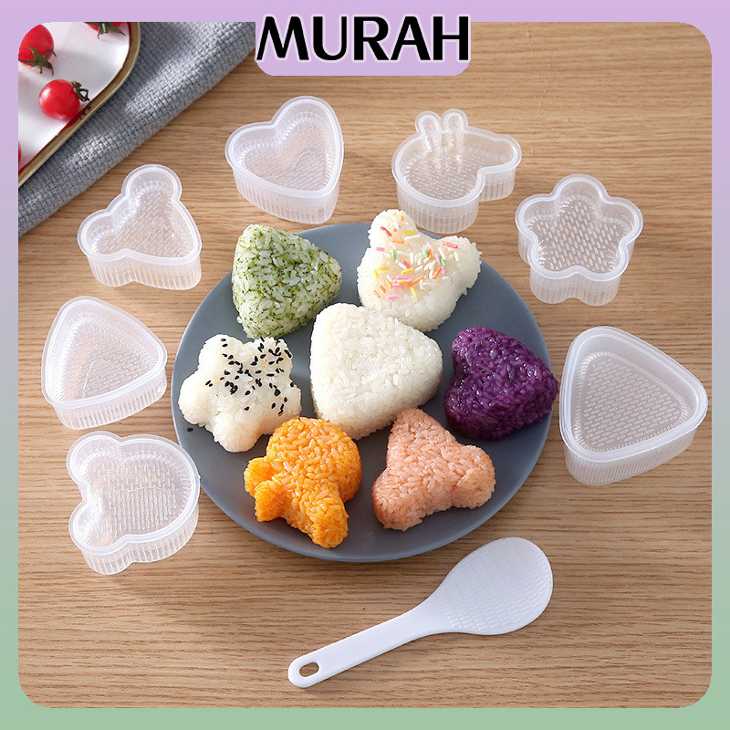 Cetakan Onigiri DIY/ Set Cetakan Sushi Kartun Kreatif / Cetakan Onigiri Anak / Cetakan Bento Sushi O