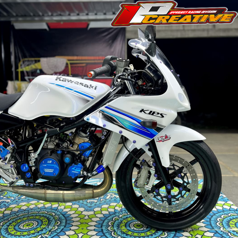 Stiker Striping NINJA RR OLD Transparan MAXDECAL / Striping NINJA RR OLD Custom Transparan MAXDECAL