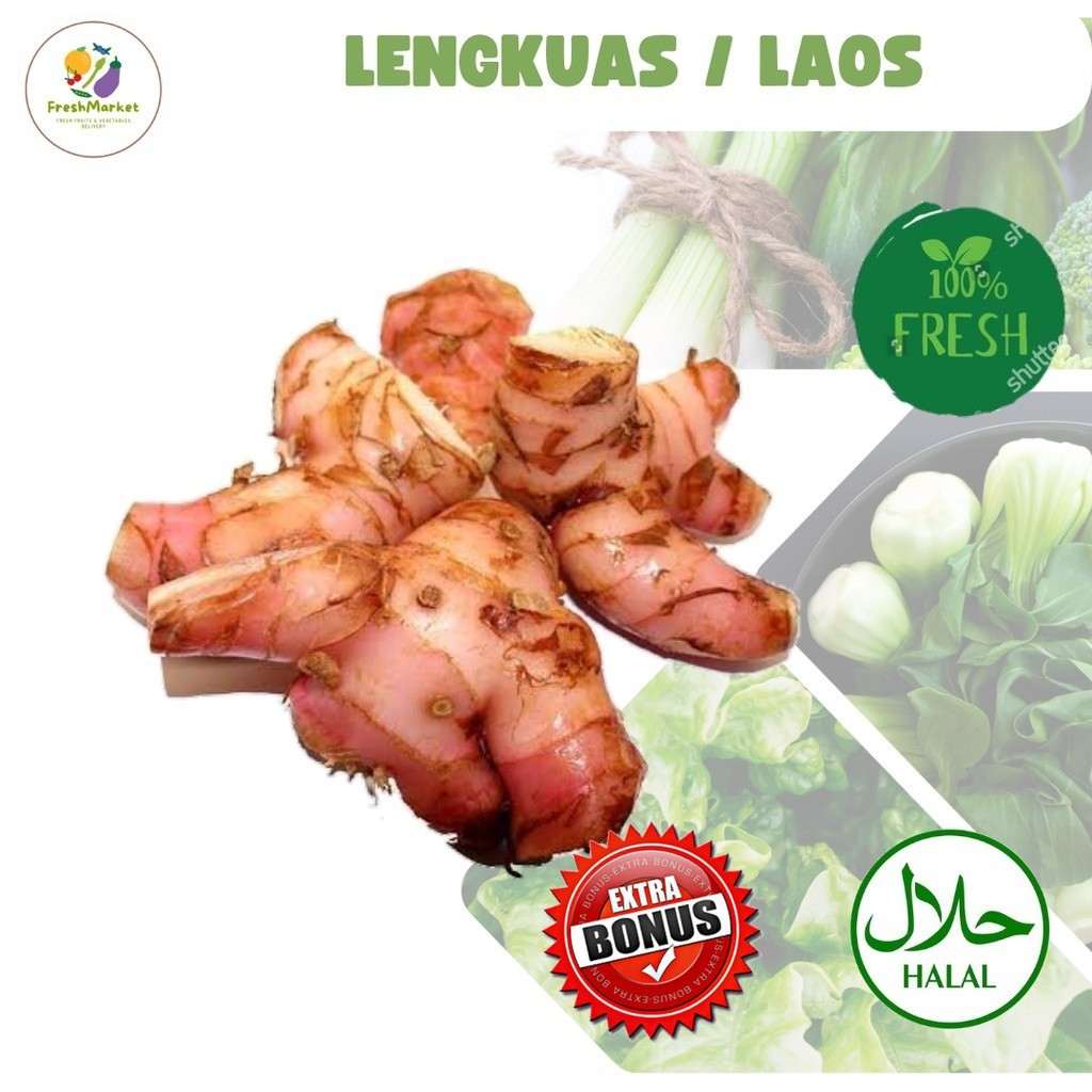 

Laos Lengkuas Bumbu Dapur Segar 250 Gram Sayurinstant