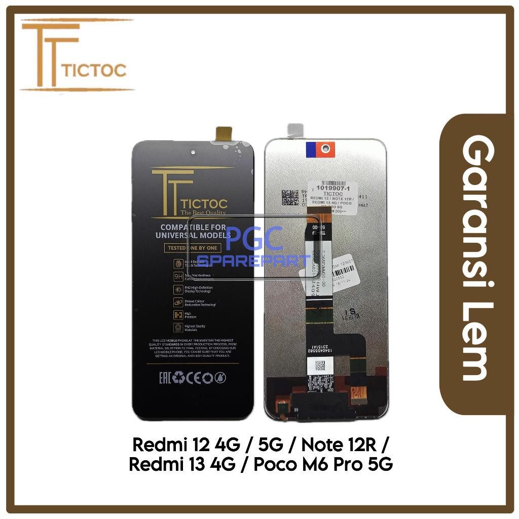 Ori LCD Touchscreen Fullset Redmi 12 4G 5G / 13 4G / Note 12R / Poco M6 Pro 5G / 23053RN02A / 23053R