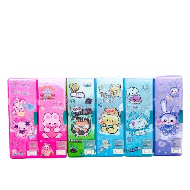 

KOTAK PENSIL MAGNET / Tempat Pensil Magnet Cute Animal Kelinci Beruang Beruang Lucu