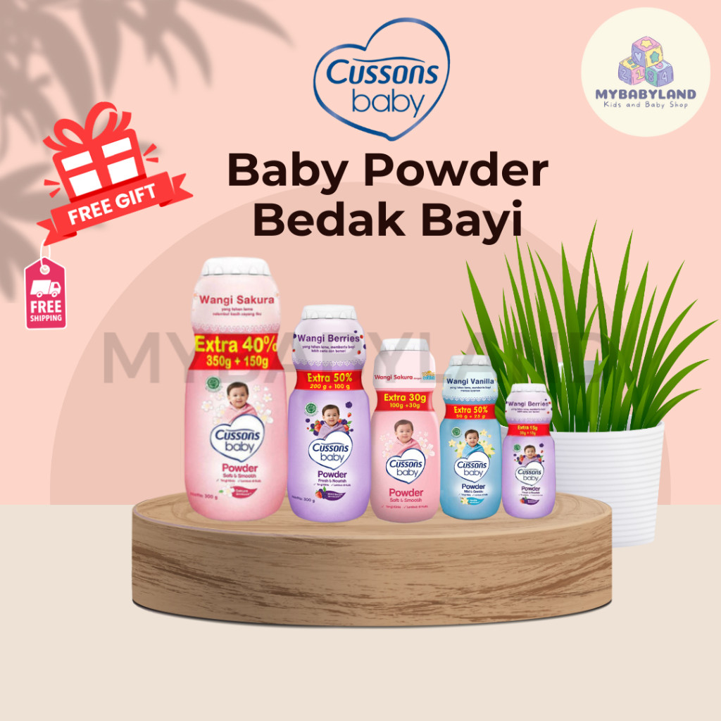 Cussons Baby Powder / Bedak Bayi / Bedak Tabur Bayi | Cusson