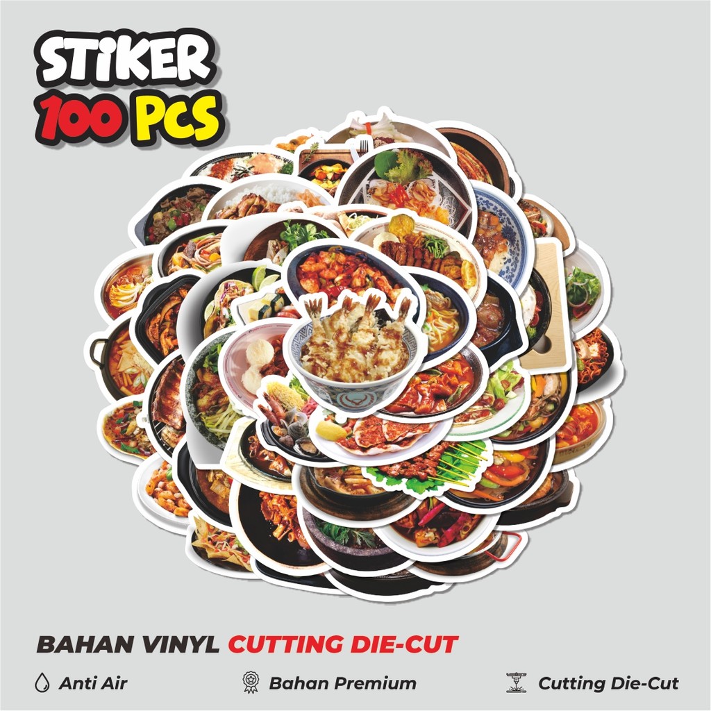 

Terbaru! 50 pcs Stiker Real Delicious Food Series 1 [Seri Makanan Lezat] Dekorasi Lucu Kreatif untuk Notebook, Skateboard, HP