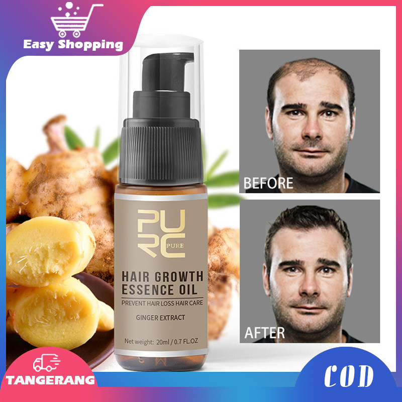 PURC Serum Penumbuh Rambut 20ml Penumbuh Rambut Pria Wanita Minyak Penumbuh Rambut