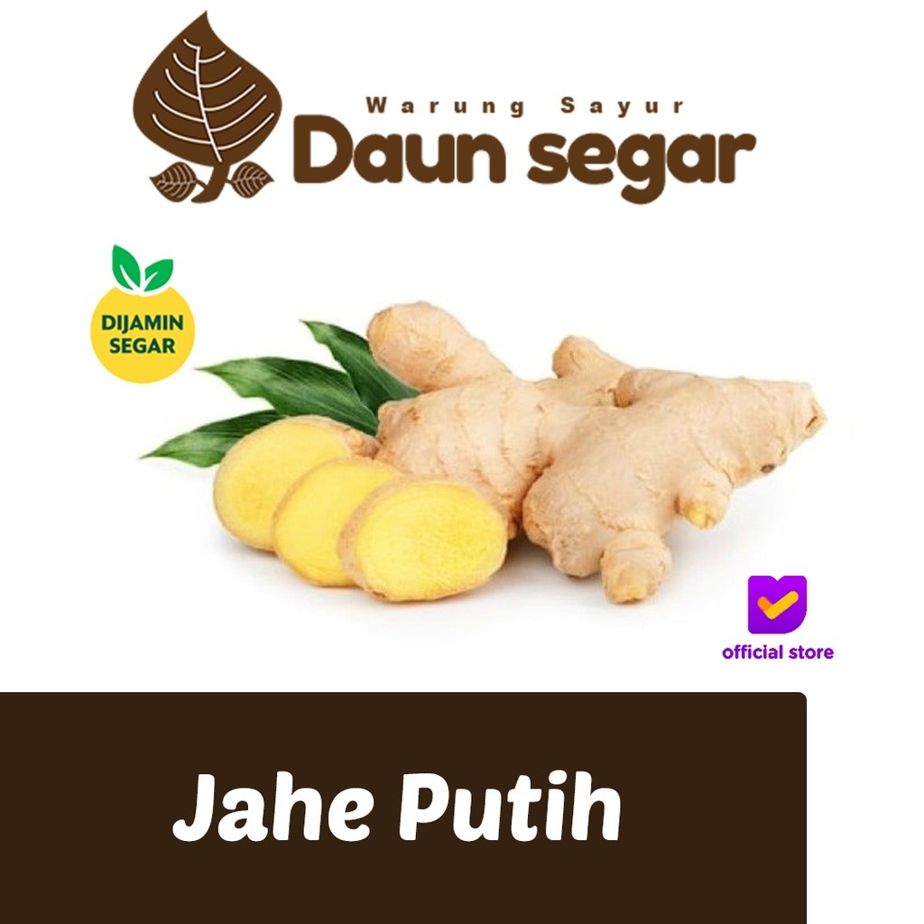 

Jahe Putih segar 100gr rempah rempah bumbum masakan dapur bahan sayuran fresh sayur segar premium tangerang selatan daun segar