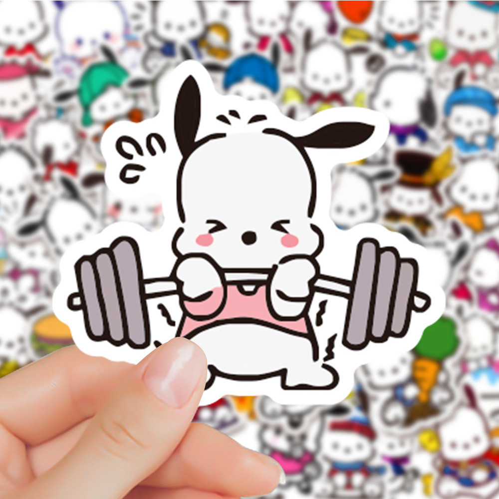 

10/30/50pcs Cute Sanrio Pochacco Cartoon Stickers Kawaii Anime Graffiti Sticker Kids Toy DIY Phone Notebook Suitcase Decal Decor