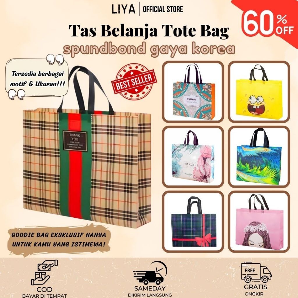 

Tas Souvenir Premium - Goodie Bag Kado Ultah, Totebag Wanita & Pembungkus Hadiah - Bahan Kuat & Elegan - Free Custom - Diskon Besar!