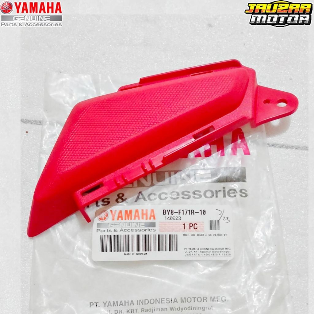 MOLE SIDE COVER BODY TENGAH KIRI X RIDE XRIDE MERAH 125 BY8-F171N-00 ORIGINAL YAMAHA