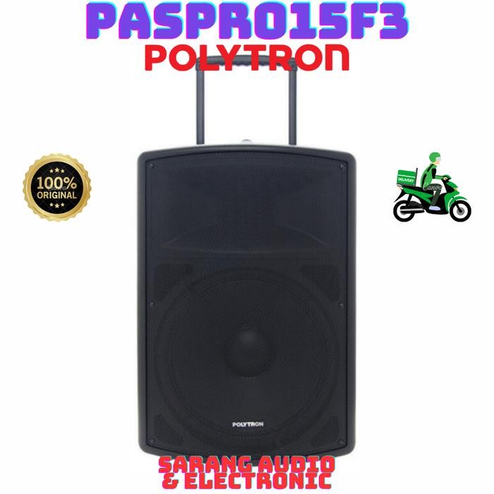 Speaker Portable Polytron Pas Pro 15 F3 PASPRO15F3 Original Karaoke