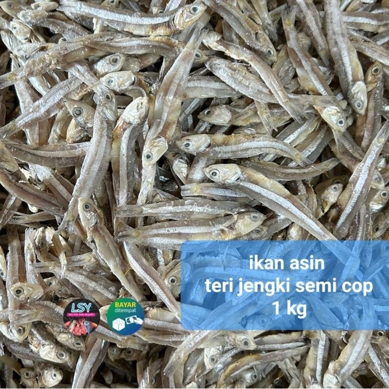 

ikan asin teri jengki semi cop 500gram