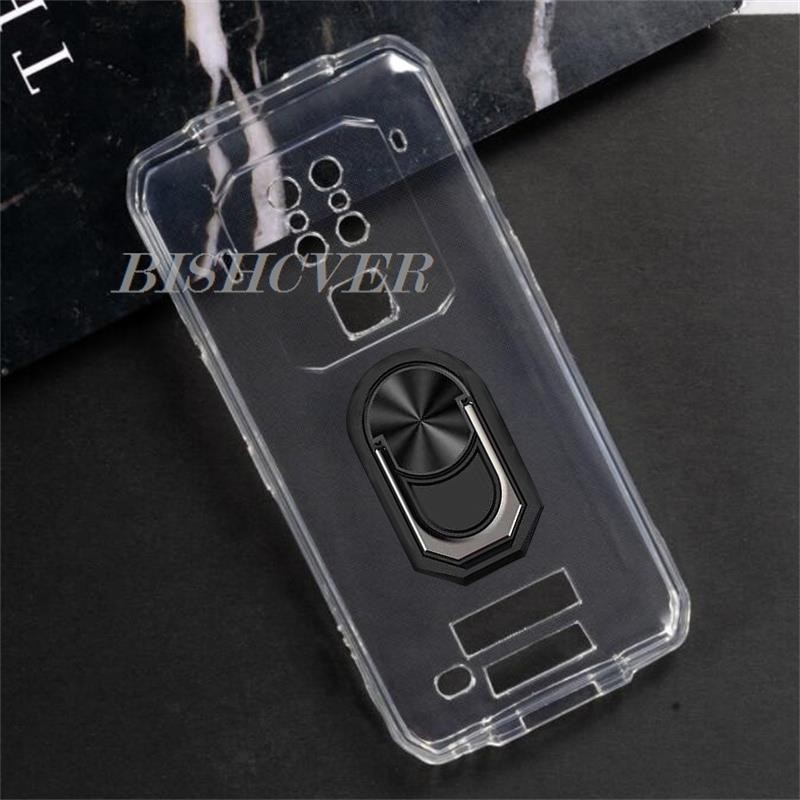 For Oukitel WP5 WP6 WP7 WP5 Pro Back Ring Holder Bracket Phone Case Smartphone TPU Soft Silicone Cov