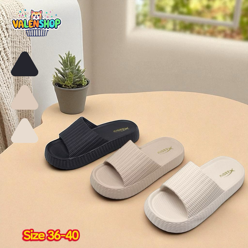 EH2014 | Sandal Slip On Unisex Wanita & Pria Terbaru 2025 | Sandal Selop Wanita Branded Original | S