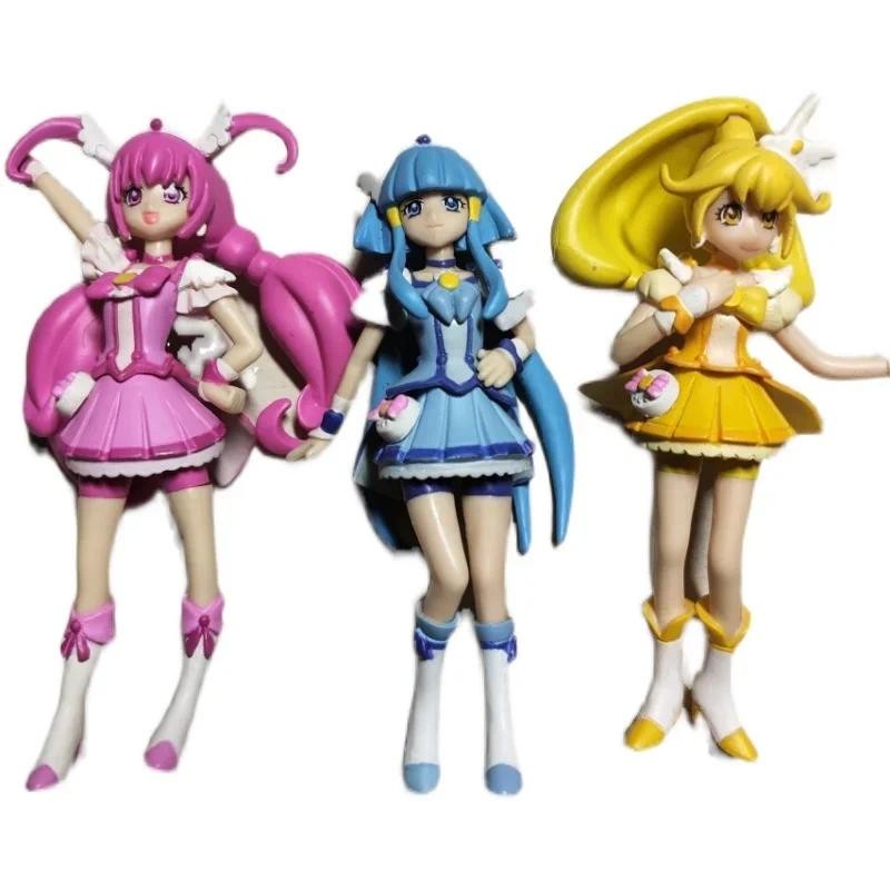 Bandai Genuine Anime Figures Pretty Cure Happy Beauty Peace Collection Ornaments Action Figures Mode