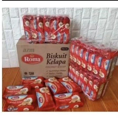 ROMA KELAPA 1 PAK = 7bks X 300GR/ BISKUIT KELAPA/BISKUIT ROMA