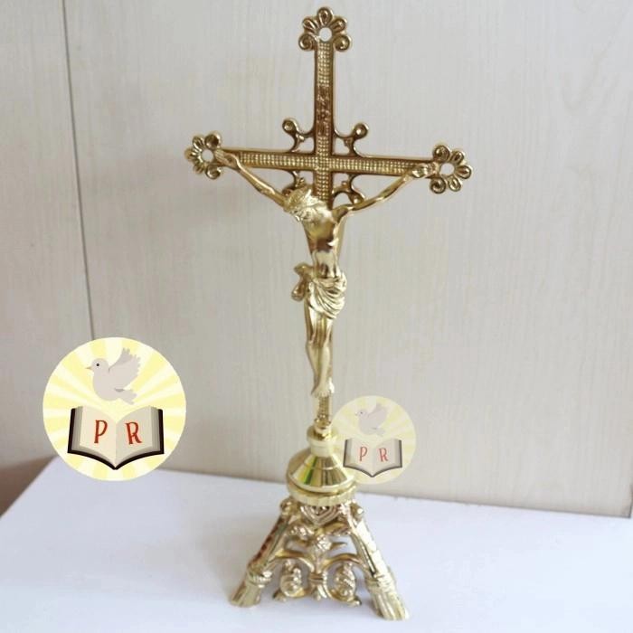 Salib duduk salib meja yesus salib paris katolik original kuningan