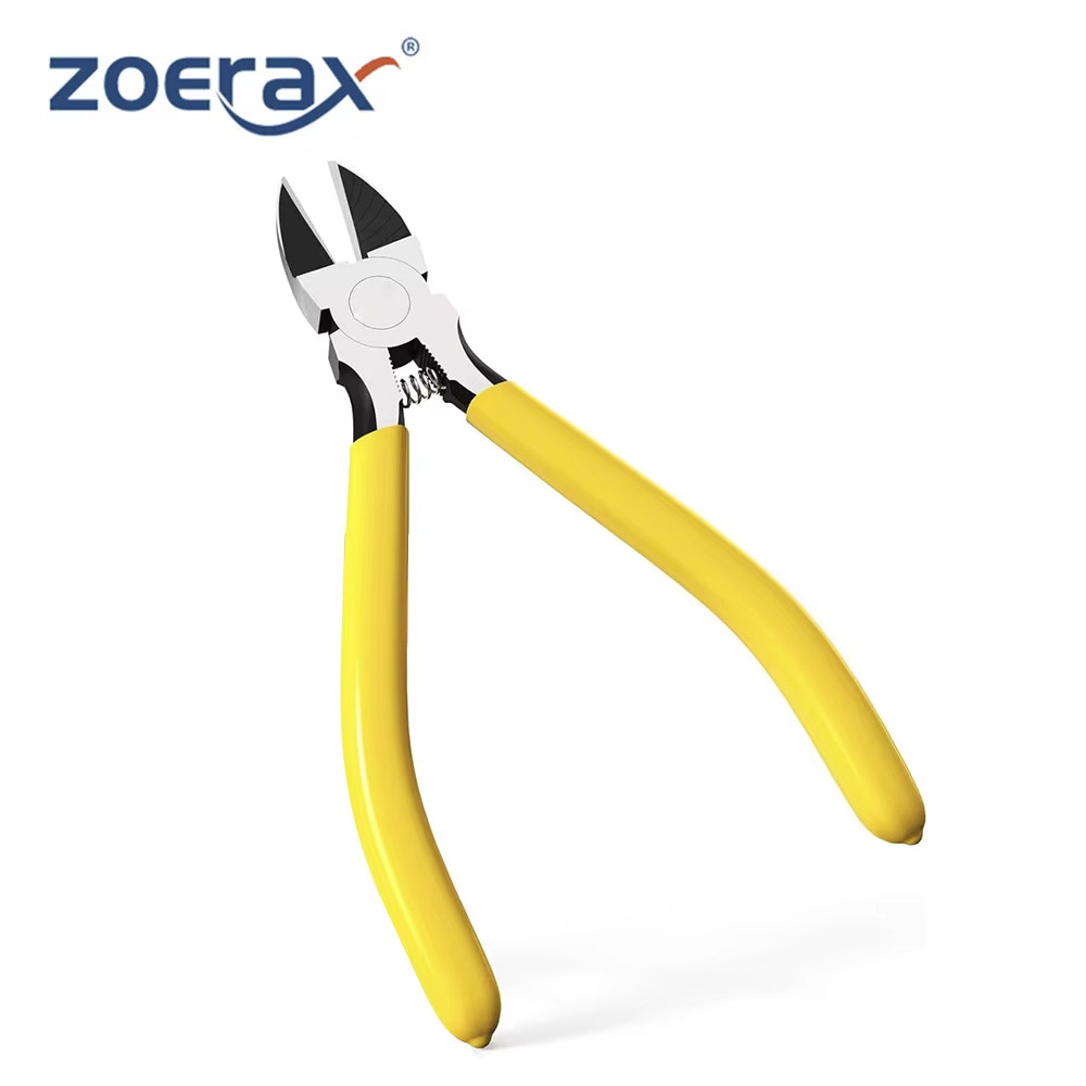 

ZoeRax 5-In Ultra Sharp Compact Wire Cutters with Long Flat Nose Powerful Wire Cutter Pliers Ideal for Cutting Crafts and Cable