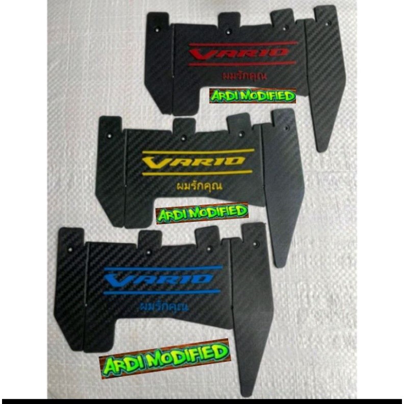 mudflap vario 110 vario 150 vario 125 karbon karet penahan lumpur kolong spakbor