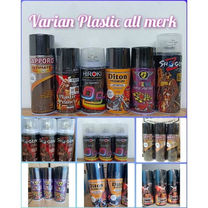 Cat semprot plastik Plastic plastic primer diton premium 9100 plastic primer rj london plastic prime