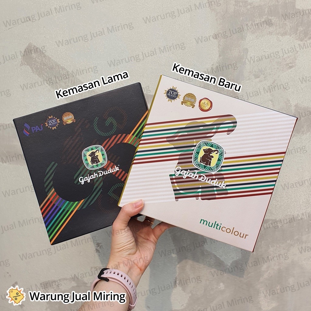 Sarung GAJAH DUDUK Multicolour Multi Color Kain Tenun Motif Warna Dewasa Pria Laki Nusantara Sholat 